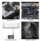P30 handhold screen endoscope 5.5mm camera 4.3 inch industrial handheld borescope 2.0mp inspection camera with 18650 battery