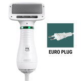 Portable Dog Dryer 2-In-1Hair Dryer For Dogs Adjust Temperature Low Noise Pet Dryer Dog Grooming Comb Fur Blower Seche Cheveux