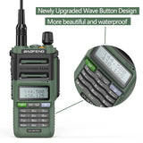 Baofeng UV-9R PRO Waterproof Walkie Talkie Dual Band High Power CB Radio Vhf Uhf CB Ham Radio Upgraded of UV-9R plus Radio