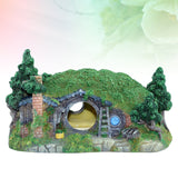 Simulation House Creative Fish Tank Ornament Aquarium Mini Resin Decoration for Home Store Shop Aquarium Fish Tank Landscape
