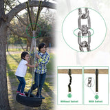 Outdoor Hammock Tree Swing Hanging Straps Kit,5Ft with 2 Locking Carabiners and 2 Tree Protectors,for Swings & Hammocks