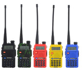 Baofeng walkie talkie uv-5r dualband two way radio  VHF/UHF 136-174MHz &amp; 400-520MHz FM Portable Transceiver with earpiece