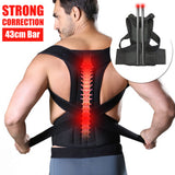 Men Women Posture Corrector Back Support Belt Clavicle Spine Lumbar Brace Corset Posture Correction Stop Slouching Back Trainer