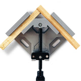 Aluminum 90 Degree Right Angle Clamp Single/Double Handle Woodworking Frame Clip for Framing Photo Clamping Tools