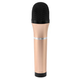 Musical Microphone Portable Mic Singing Karaoke Machine Handheld Speaker for Home Party Indoor KTV Birthday Golden