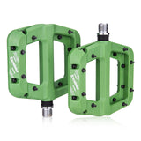 MTB Bike Pedals Non-Slip Mountain Bike Pedals Platform Bicycle Flat Pedals 9/16 Inch Nylon Fiber Mountain Bicycle Pedals mtb