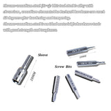 115 In 1 Screwdriver Set Screw Driver Bit Set Multifunctional Precision Mobile Phone Glasses Watch Disassembly Repairer Tool