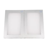 2Pcs A4 Screen Printing Aluminum Frame Stretched 120T Silk Screen Polyester Screen for Printed Circuit Board