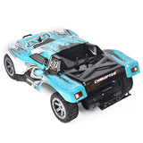 1:14 28km/h Racing Vehicle Remote Control Toy Climbing Cars 2.4G 2WD High Speed RC Car On Road RTR Toy Blue/Green Children Gifts