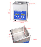 1.3L Digital Timer Heating Temperature control stainless steel ps-08A Ultrasonic cleaner for ULT ink cartridge cleaning machine