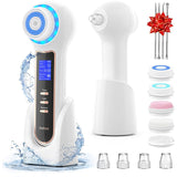 4 Sunction Pores Blackhead Remover Vacuum Deep Cleansing Machine LCD Display Electric Facial Clean Brush Acne Pimple Removal