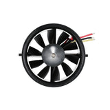 RC Motor 70mm EDF Set 2827 2600KV Motor With 10 Blades Ducted Fan for RC Airplane