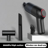 8000pa Wireless Mini Vacuum Cleaner Strong Suction Portable Low Noise Vaccum Cleaner For is Home Student Dormitory Use Cleaning