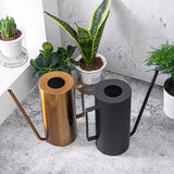 1.5L Gardening Tool Watering Can Irrigation Ergonomic Flowers Stainless Steel Large Capacity Garden Indoor Outdoor Long Spout