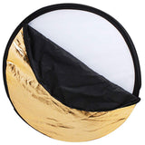 5in1 Reflector Round Collapsible Photo Studio Reflectors Folded Reflector With Nylon Carry Bag For Photography Portrait Shooting