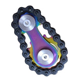 New Fidget Spinner Metal Antistress Gear Chain Fingertip Sprocket Flywheel Adult Toys Kids Anti-stress Spinning Top Gyroscope
