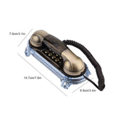 Mini telephone Retro Wall Mounted Telephone Corded Phone Landline Fashion Antique Telephone for Home Hotel telefono fijo para