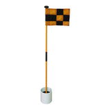 Golf Flag Golf Hole Cup Flag Stick 3 Section  Backyard Practice Golf Putting Green Flagstick