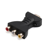 AV Digital Signal HDMI-compatible To 3 RCA Audio Adapter Component Converter Video Splitter To Vga Connector car accessories
