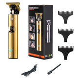 LCD Hair Trimmer For Men USB Rechargeable Hair Clipper Electric Shaver Professional Barber Beard Trimmer Hair Cutting Machine