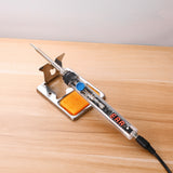 T12 75W Mini Electric Soldering Iron Adjustable Temperature Solder Welding Station DC 12-24V Digital Display DIY Handle Kit SH72