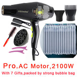110V or 220V With US, EU Plug 1800W Hot And Cold Wind Hair Dryer Blow dryer Hairdryer Styling Tools For Salons and household use
