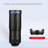 36X Dual-Adjustment Telephoto Phone Lens, High-Definition 36X Monocular External Phone Lens