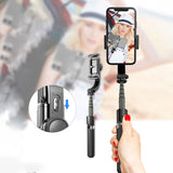 Professional Gimbal Stabilizer for Smartphone with Bluetooth Selfie Stick and Tripod Selfie Stick Portable All in One