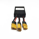 Universal 20V-72V20A Dual Battery Connection Adapter Switcher Module Increase Battery Capacity Ebike Battery Switcher Black