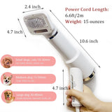 Pet Dog Hair Dryer Pet Grooming Cat Hair Comb Brush Low Noise Fur Blower Portable Rapidly Dry Dog Grooming Supplies
