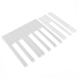 52pcs Piano Accessories Piano Keytop Repair Parts with White Color for Piano