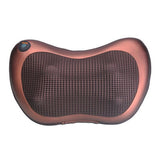 Relaxation Massage Pillow Vibrator Electric Shoulder Back Heating Kneading Therapy Pillow Shiatsu Neck Massager for Car & Home
