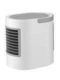 WT-F11 Mini Desktop Fan Portable Fan Oval Shape Cooling Spray Fan Night Light For Office Dormitory Bedroom