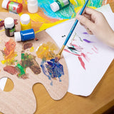 Wood Painting Palette Smooth Tray Palette Art Supplies Artist Oil Palette  Art Pallet for Painting Painting accessories