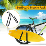 Bicycle Surfing Carrier Surfboard Wakeboard Surf Rack Mount To Seat Posts Practical Surfboard Bike-Side Holder Riding