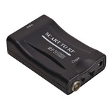 SCART to RF Video Converter Adapter Supports RF67.25Mhz 61.25Mhz Output RF Accessories T84C