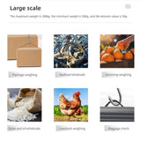 Crane Scale 200kg/300kg Weighing Digital Industrial Hanging Scale 200kg/441lb Heavy Duty Hanging Hook Scales Stainless Steel