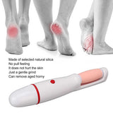 Pedicure USB Foot Grinder Nano Glass Automatic Chargeable Gentle Foot Lasting Power Callus Remover for Corns Callus Remover