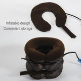Air Inflatable Cervical Collar Neck Traction Tractor Support Massage Pillow Pain Relief Relax Health Care Neck Head Stretcher