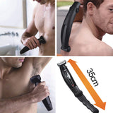 Body&back shaving machine male electric shaver hair bodygroom facial foil electric razor beard trimmer head trimer shave for men