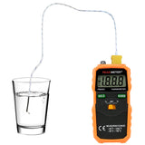 Handheld Battery Operated K Type Backlight With Thermocouple Industrial Thermometer Liquid Measuring LCD Digital Display