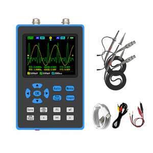 DSO2512G Professional Dual Channel Oscilloscope Portable 500MS/s Sampling Rate 100MHz Analog Bandwidth Support Waveform Storage
