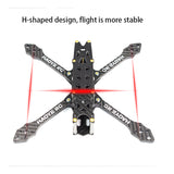 HAOYERC X1 229mm Wheelbase 5mm Arm Thickness H Tpye 5 Inch Frame Kit for FPV Racing Quadcopter Multirotor RC Parts