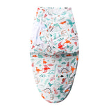 Newborn Baby Sleeping Bags Baby Cocoon Swaddle Wrap Envelope 100%Cotton 0 to 3 Months Baby Blanket Swaddling Wrap Sleepsack