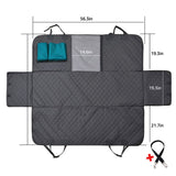 Dog Car Seat Cover Waterproof dog Carrier Car Rear Back Seat Mats Hammock Cushion Protector with Safety Belt for Dropshipping