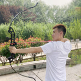 30-40lbs Recurve Bow Straight Bow Left Right Hand Universal Powerful Archery Split Bow Accessories Outdoor Hunting Shooting