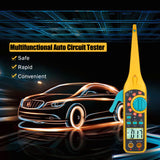 Auto Circuit Tester LCD Digital Car Circuit Detecting Instrument with LED Car Repair Automotive Electrical Diagnostics Tool