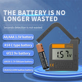 168Max Digital Lithium Battery Capacity Tester Universal test Checkered load analyzer Display Check AAA AA Button Cell