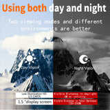 4K Outdoor Night-Vision Infrared Optical Binocular Night-Vision 5X Digital Zoom Photo Video 150-200M Full Dark Viewing Distance