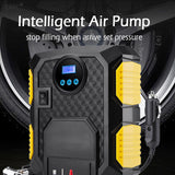 Portable Car Air Compressor Pump 12V Electric Digital Tire Inflatable Pump Tire Inflator for Car Bicycles Motorcycle Tire Pump